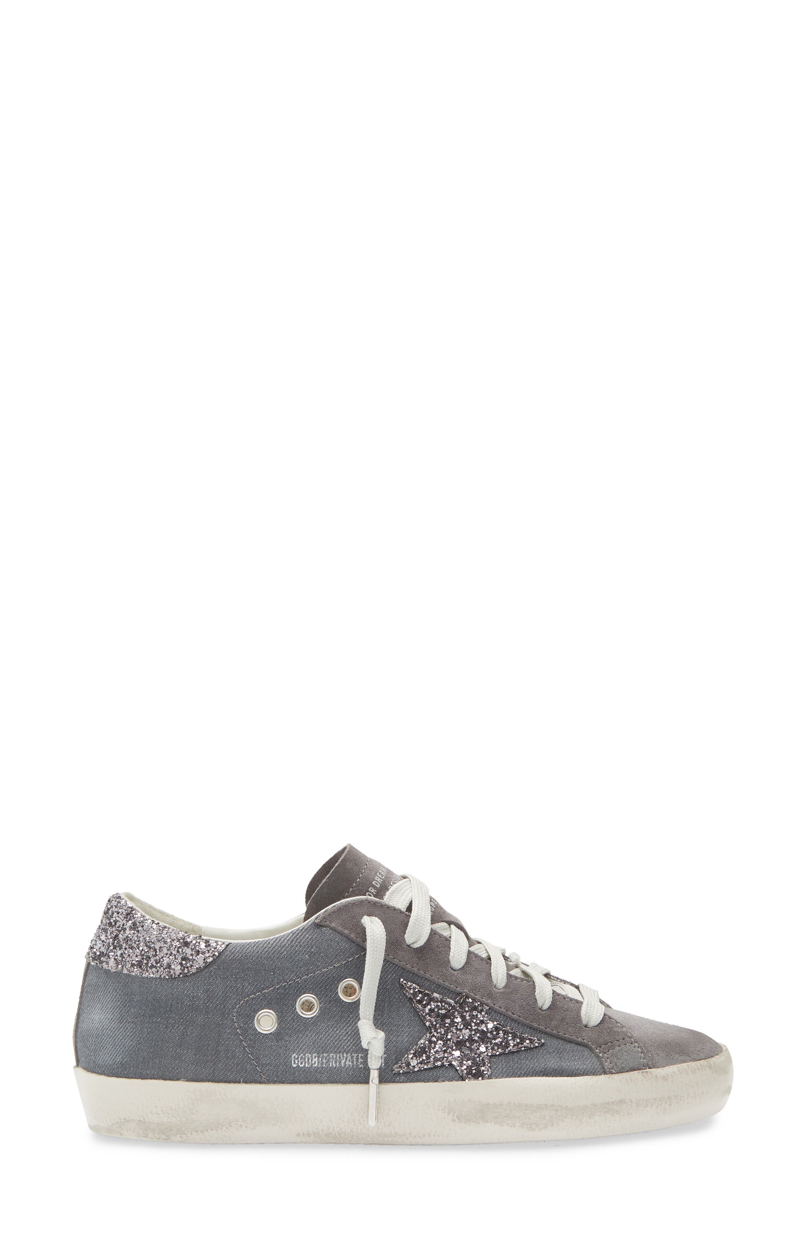Golden Goose Super-Star Low Top Sneaker, Alternate, color, Grey