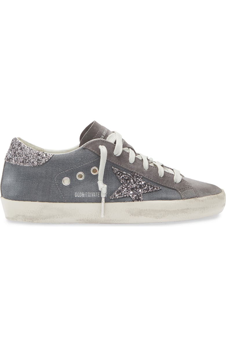 Golden Goose Super-Star Low Top Sneaker, Alternate, color, Grey