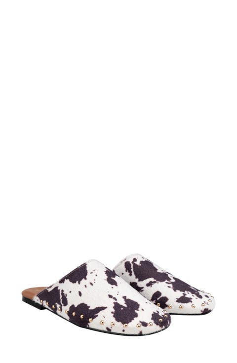 Serena Studded Flat Mule