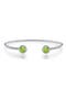 selected Silver/ August Peridot
