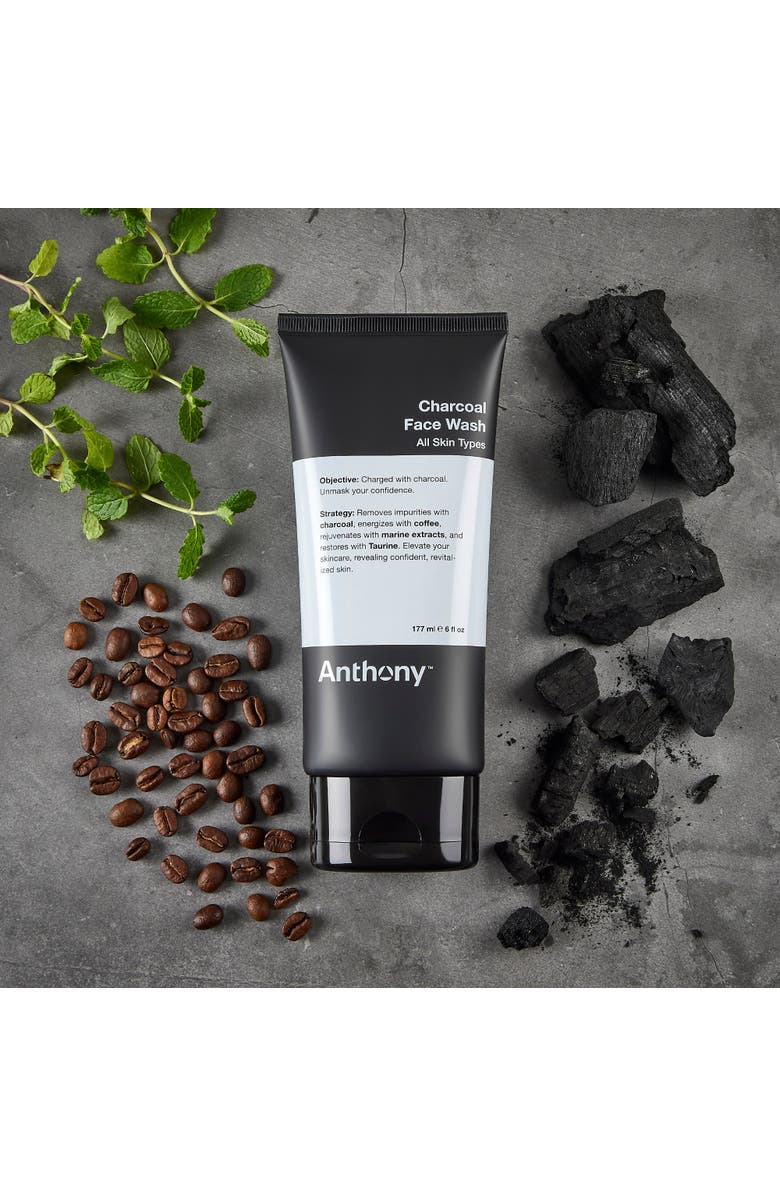 Anthony Charcoal Face Wash 6 oz, Alternate, color, Black