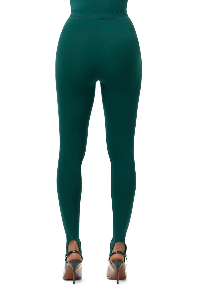 Naked Stirrup Leggings, Alternate, color, PINE GREEN