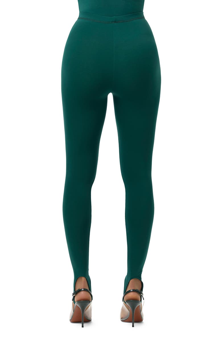 Naked Wardrobe Naked Stirrup Leggings, Alternate, color, Pine Green