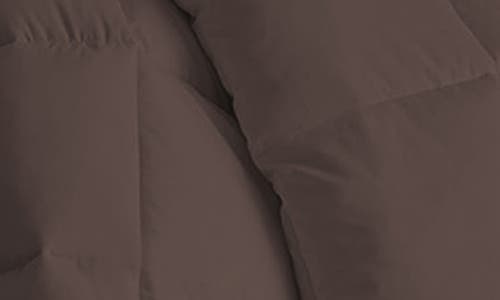 Luxury Home Solid Brown Microfiber Comforter