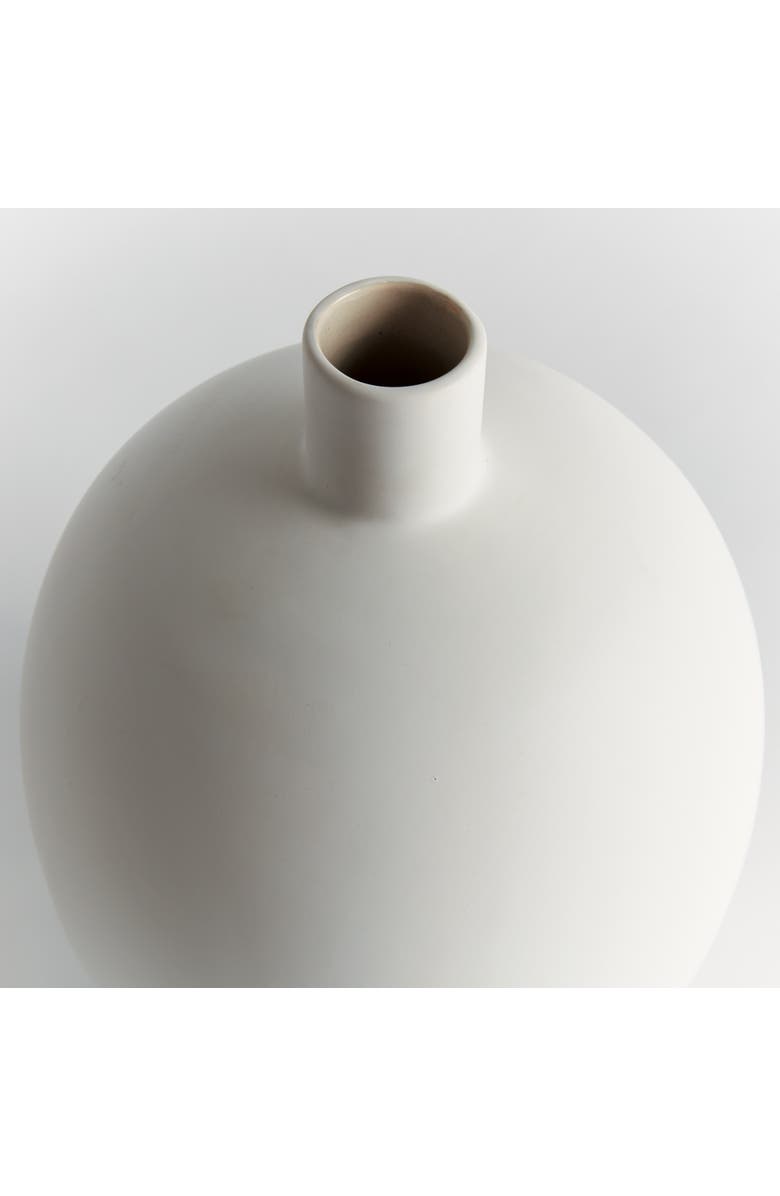 Napa Home & Garden Barclay Butera Sandbar Vase Large - White/Taupe Stoneware, Alternate, color, White