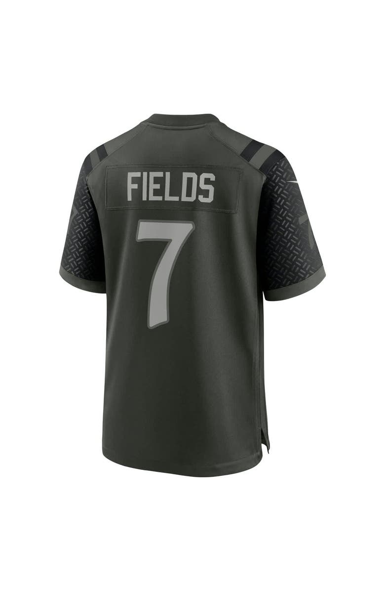 Nike Men's Nike Justin Fields Gotham Green New York Jets 2025 Rivalries Collection Game Jersey, Alternate, color, Green