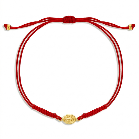 14k Miraculous Virgin Mary Fortune Bracelet