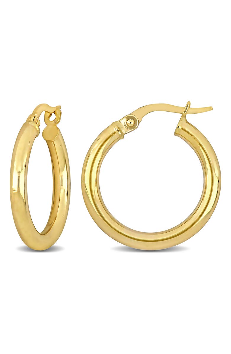DELMAR 14K Gold Hoop Earrings, 20mm, Main, color, Gold