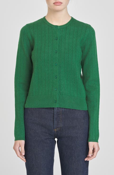 Sandy Pointelle Cardigan