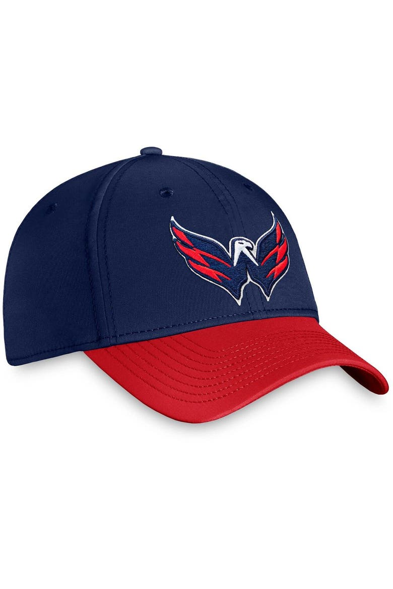 Men's Fanatics Branded Navy Washington Capitals Core Primary Logo Flex Hat, Alternate, color, Navy