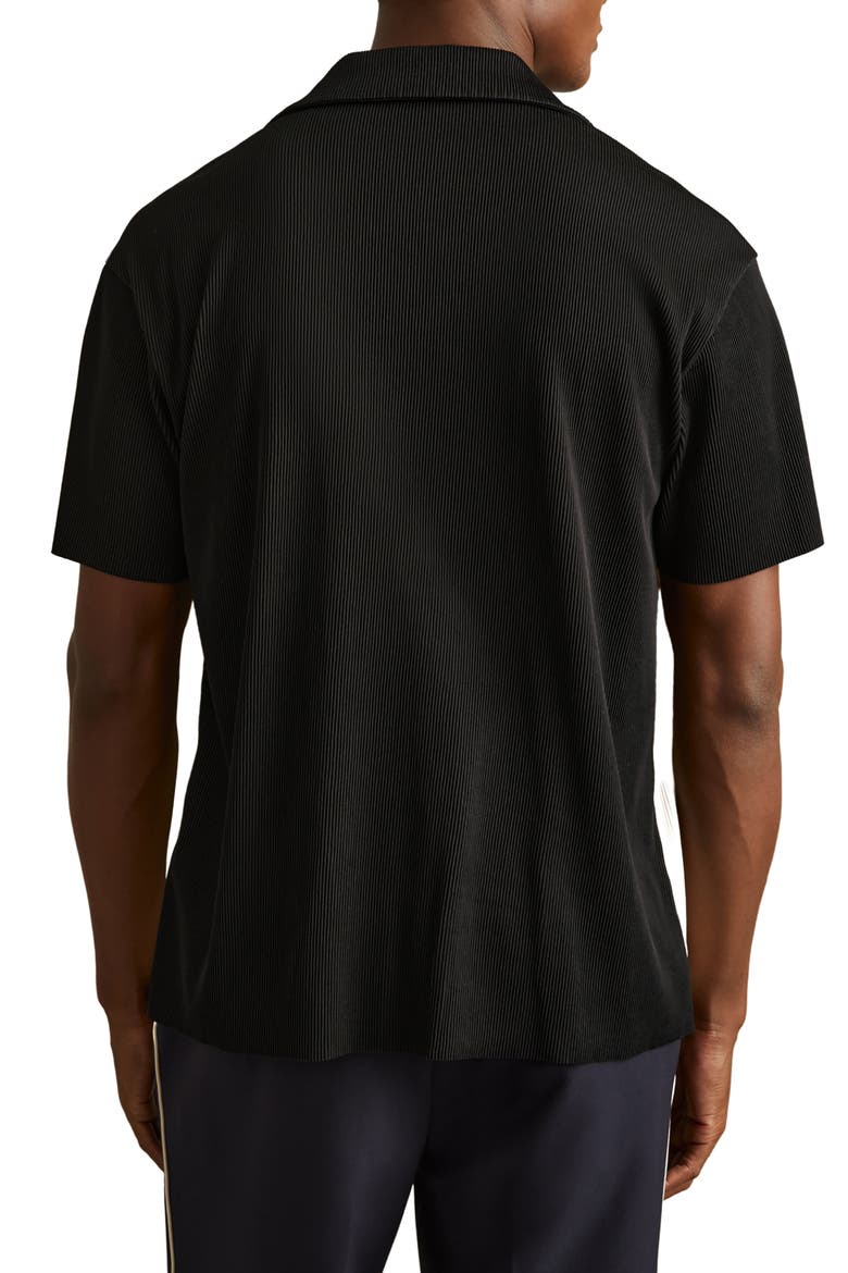 Castro Rib Camp Shirt, Alternate, color, OFF WHITE/ NAVY