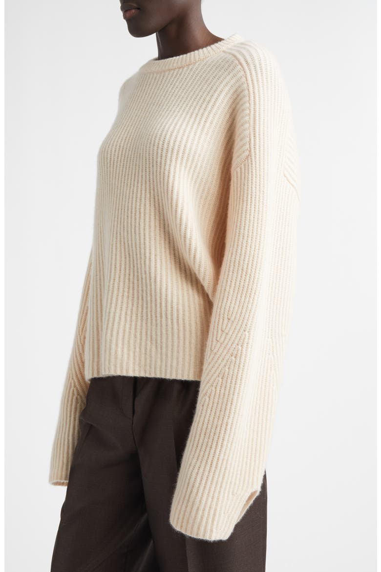 Axel Cashmere Crewneck Sweater, Alternate, color, LIGHT PINK