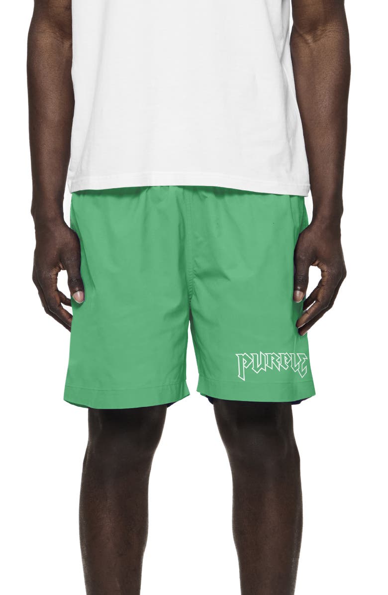 PURPLE BRAND Metal All Around Performance Shorts, Main, color,