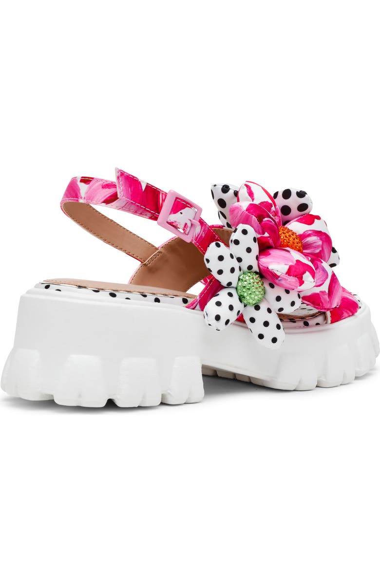 Betsey Johnson Serphina Platform Sandal, Alternate, color, Pink Multi