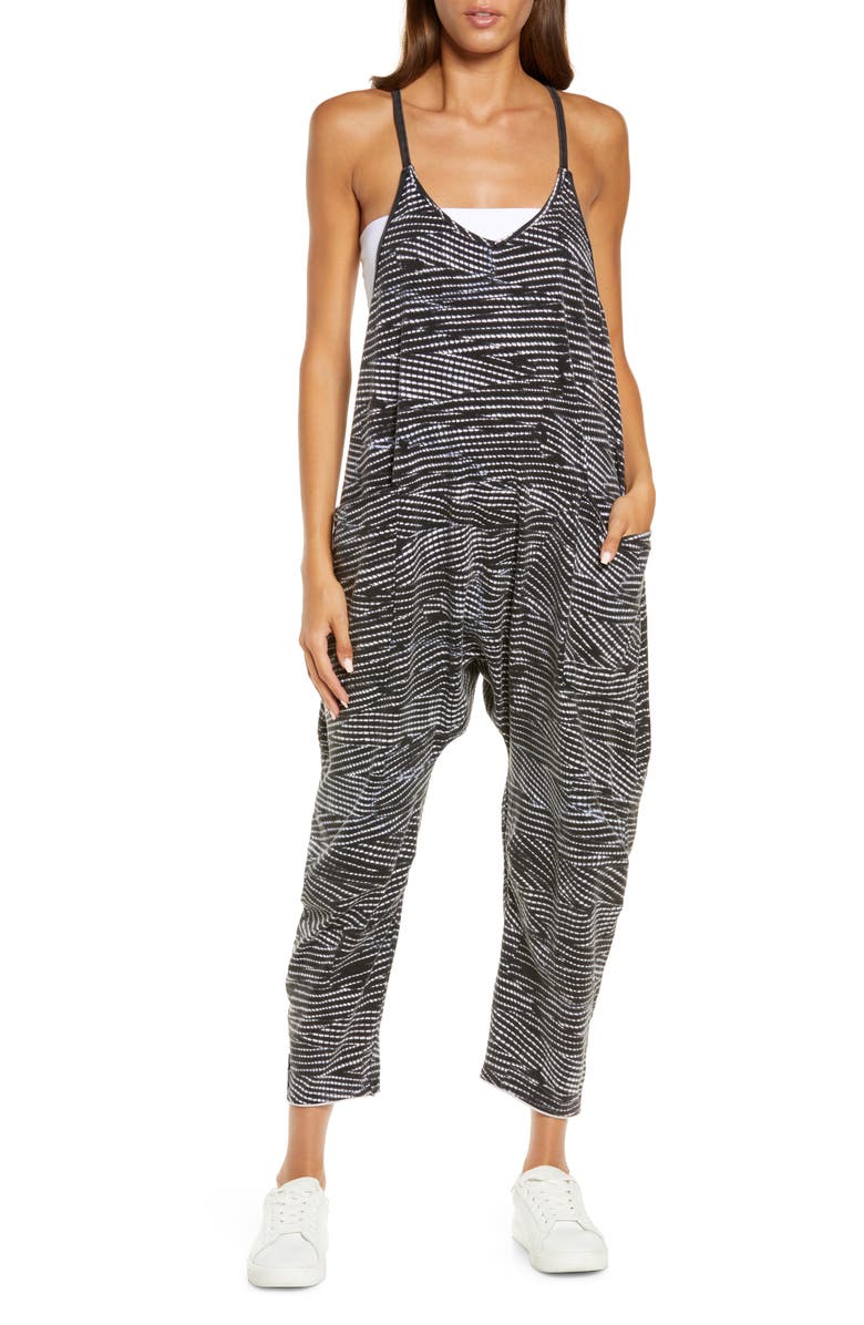 Free People Hot Shot Print Jumpsuit, Main, color, 