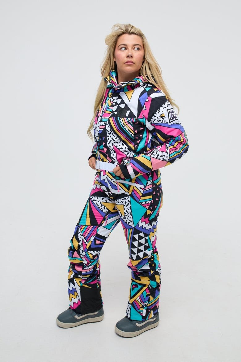 Blades of Glory Curved Women's Ski Suit, Alternate, color, multi-colour