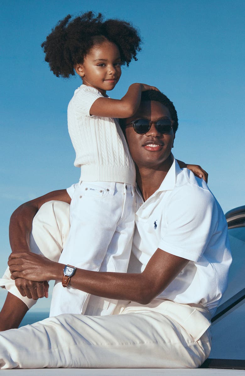 Polo Ralph Lauren The Iconic Cotton Piqué Polo, Alternate, color, White