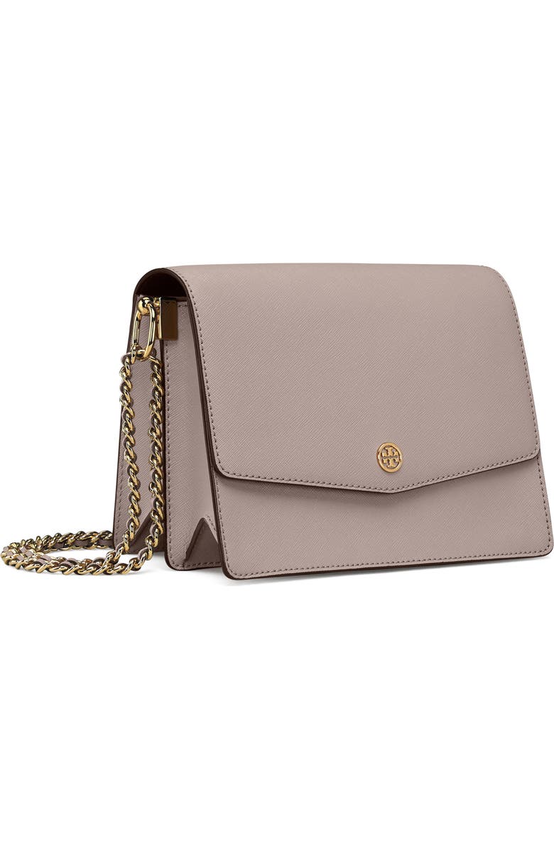 Tory Burch Robinson Convertible Leather Shoulder Bag, Alternate, color,