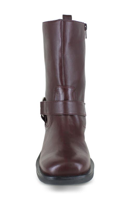 Reaction Kenneth Cole Diona Harness Boot In Burgundy
