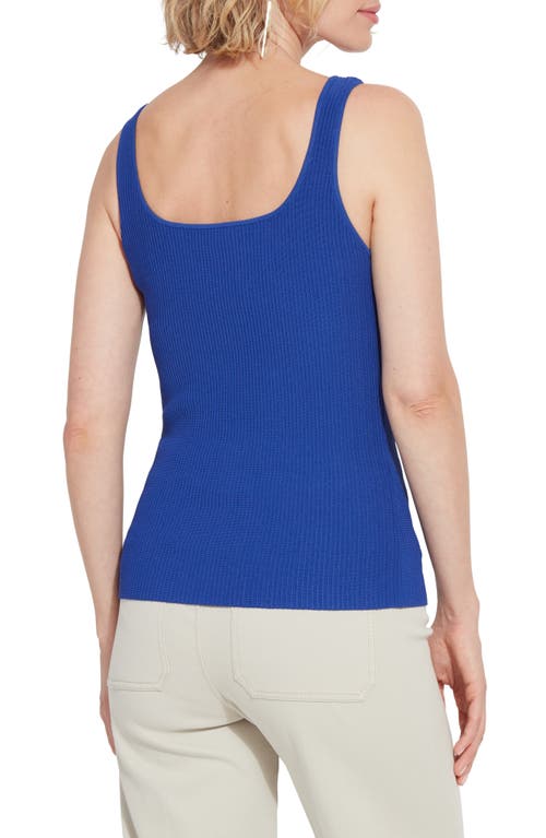 Shop Lyssé Avril Sculpting Knit Tank In Cobaltpop