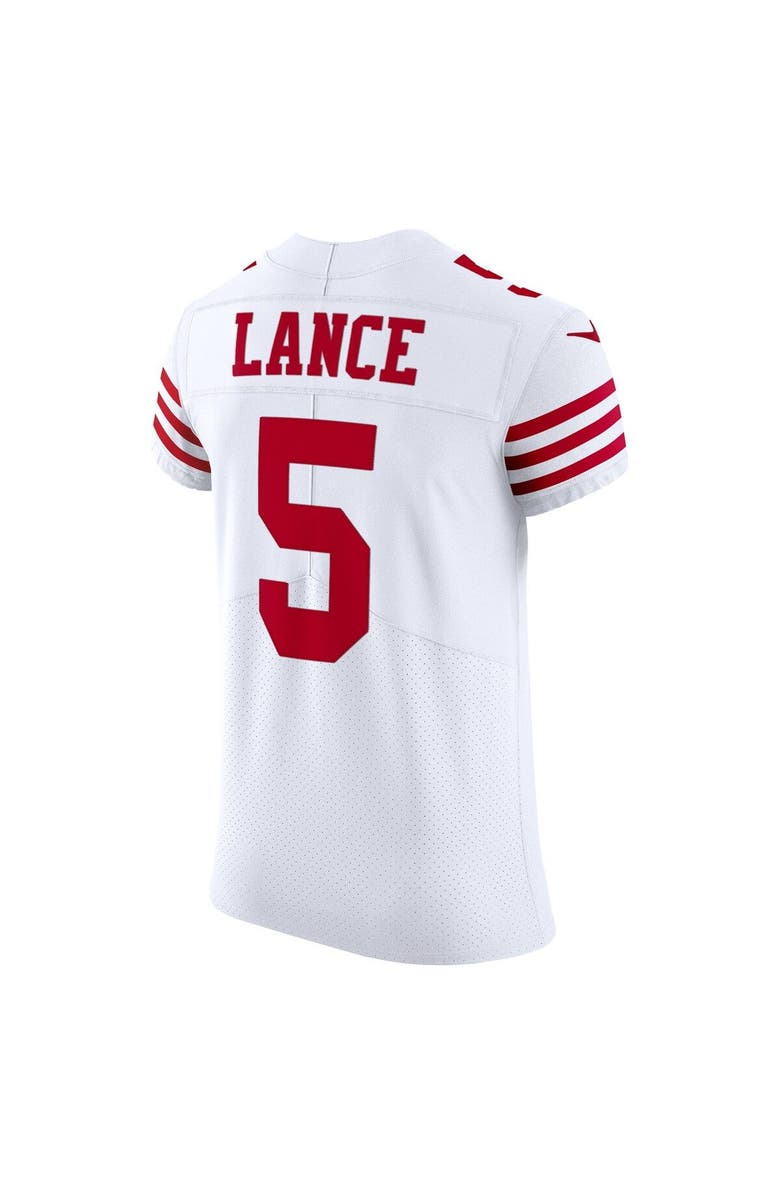 Nike Men's Nike Trey Lance White San Francisco 49ers Vapor Elite Jersey, Alternate, color, 