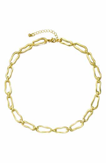 Adornia Organic Link Chain Necklace