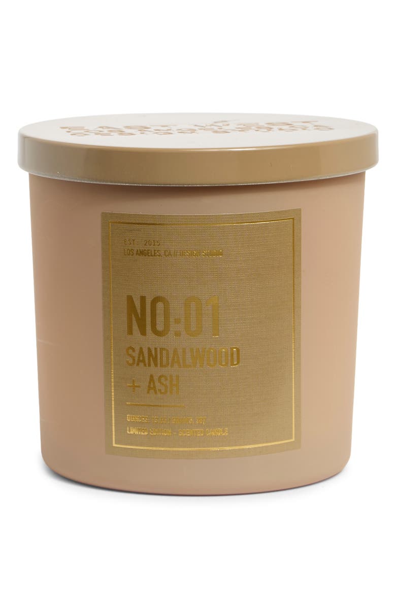 PORTOFINO CANDLES Sandalwood & Ash Scented Candle, Main, color, Sandalwood N Ash