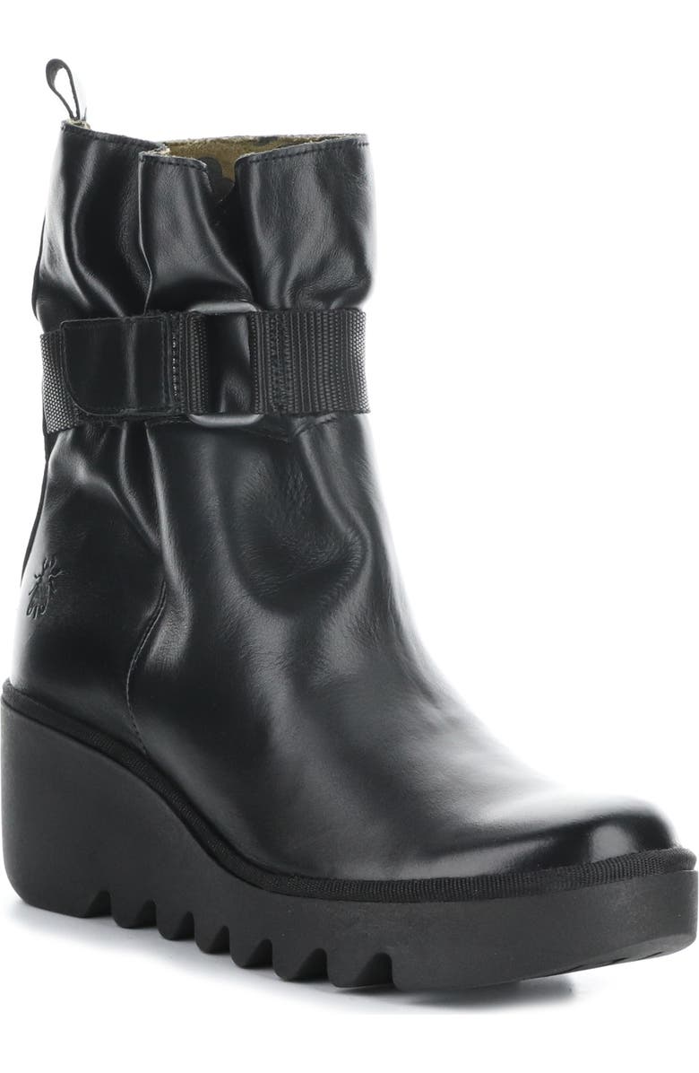 Fly London Blit Platform Wedge Bootie, Main, color,