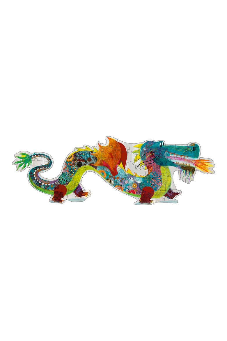 Leon The Dragon 58-Piece Giant Puzzle, Alternate, color, MULTI