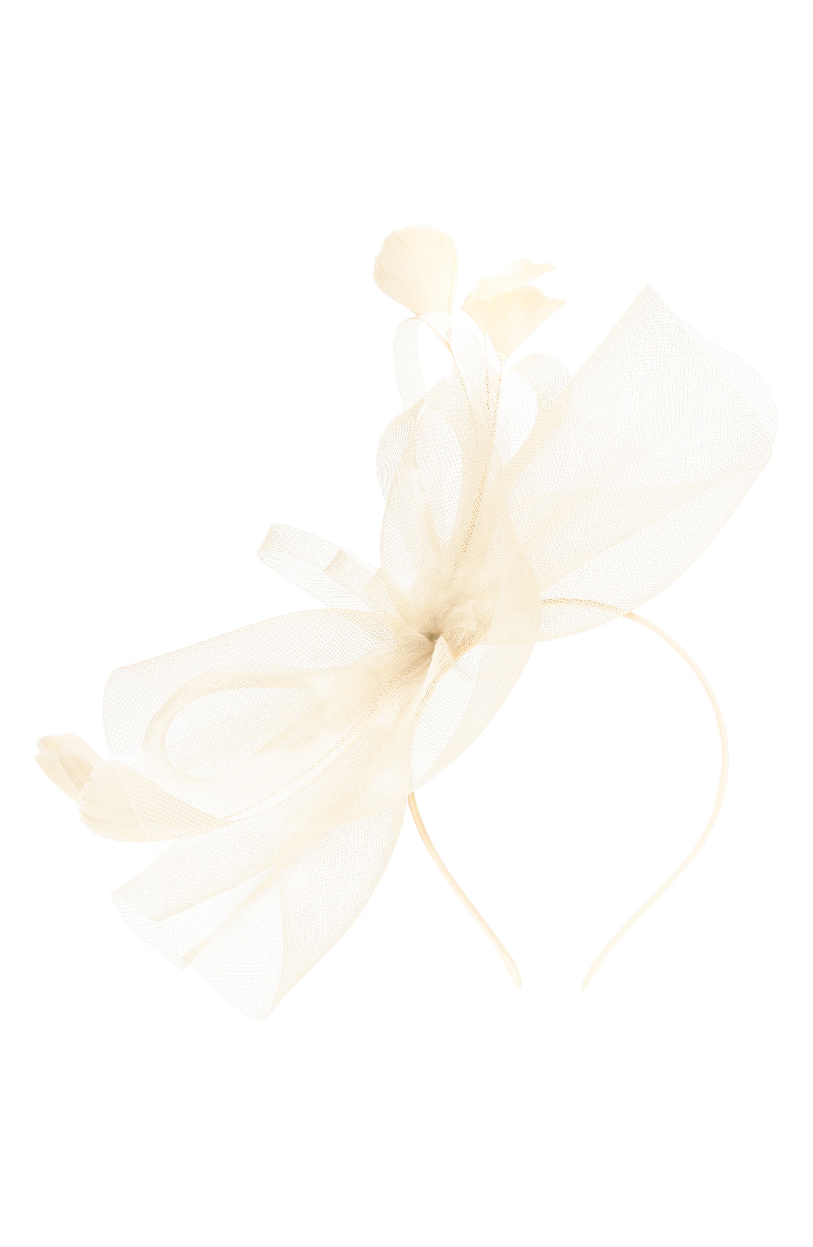 San Diego Hat Fascinator with Feathers