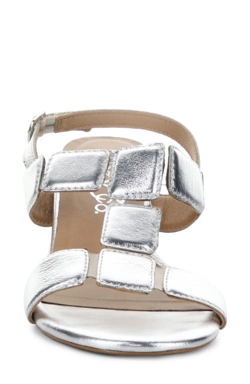 Bos. & Co. Glow Slingback Sandal In Silver