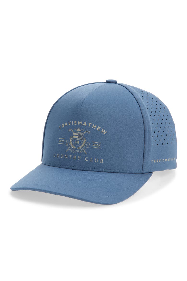 Country Club Tech Snapback Baseball Cap, Main, color, BERING SEA