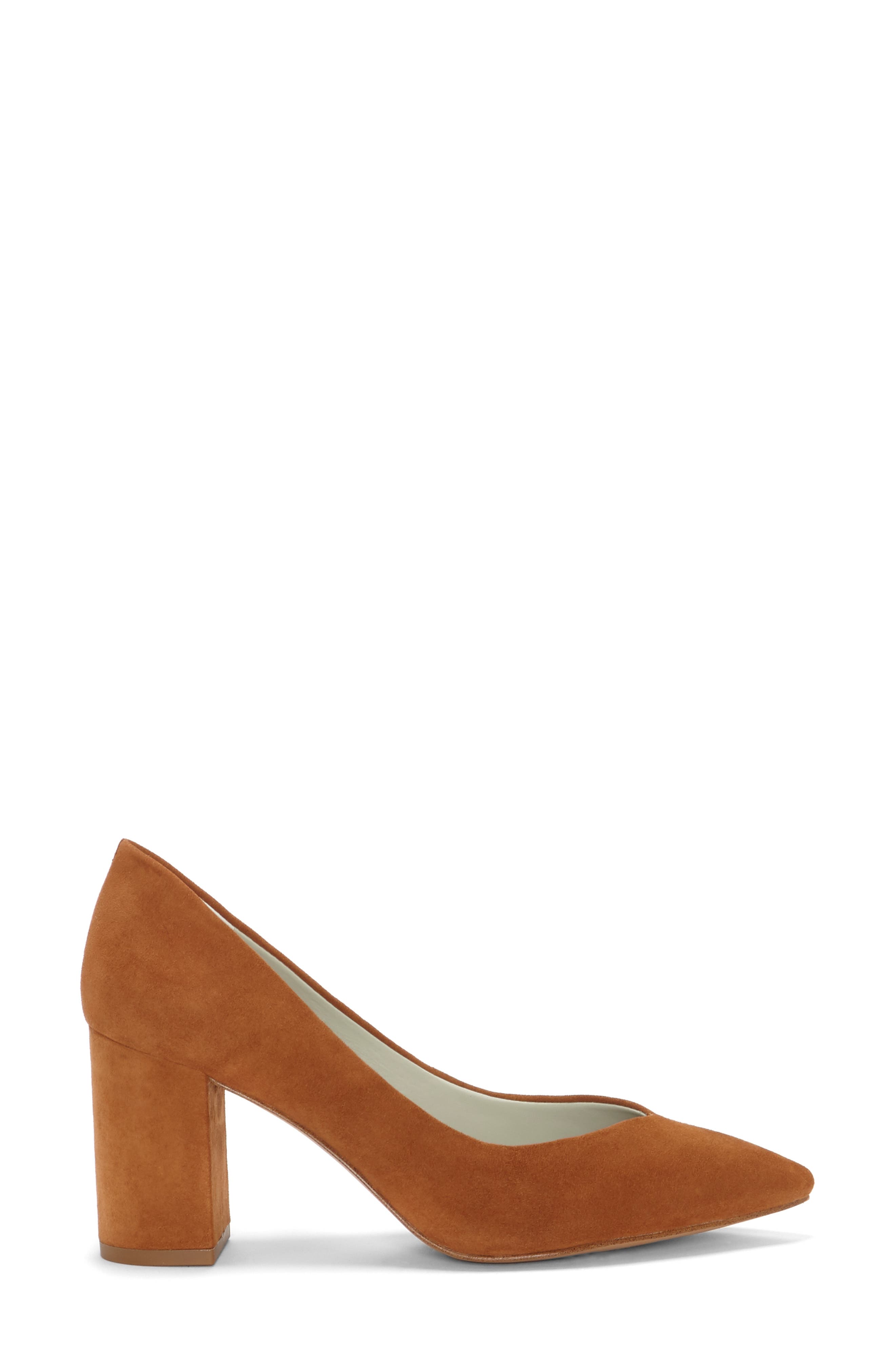 Saffy Block Heel Pump, Alternate, color, WHISKEY SUEDE