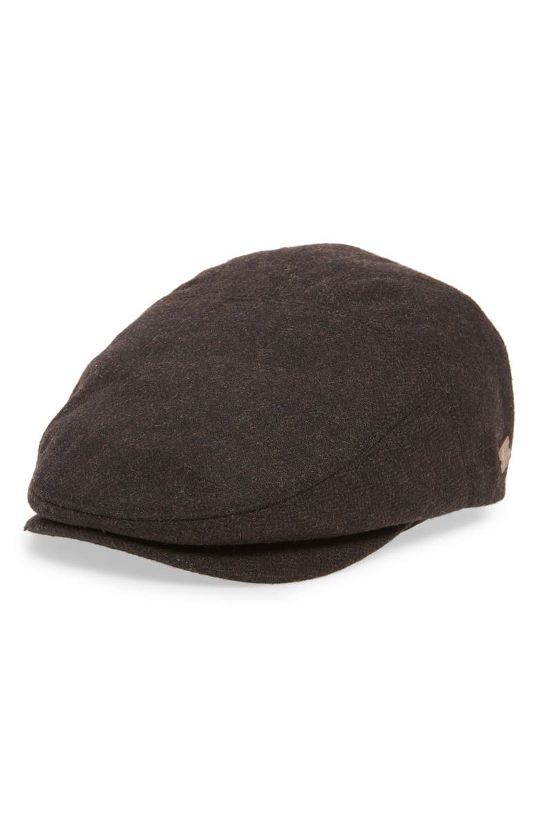 Bailey Ormond Driving Cap, Main, color, Brown Herr