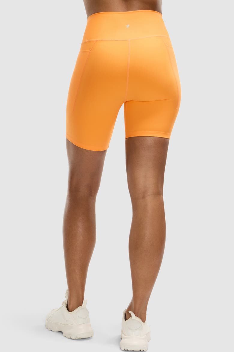 Cadent 7" High Rise Pocket Bike Short, Alternate, color, Orange Pop