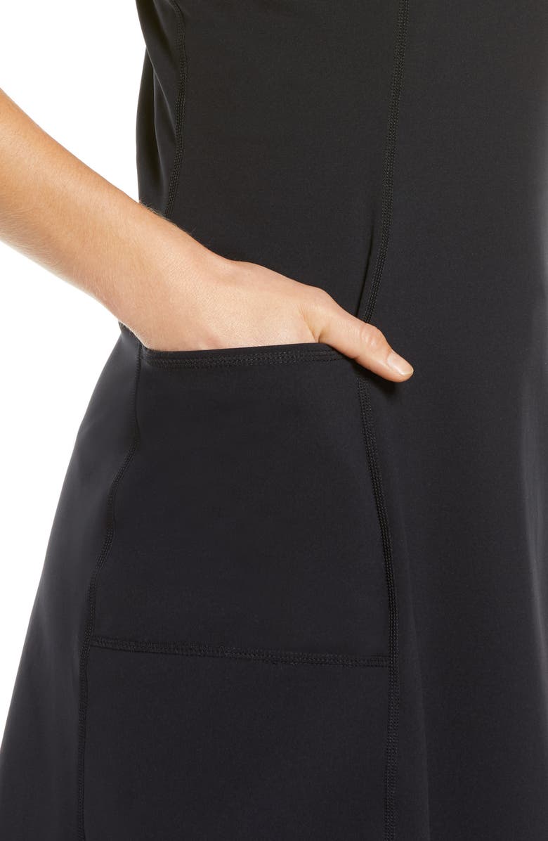 Sweaty Betty Power Workout Dress, Alternate, color, Black