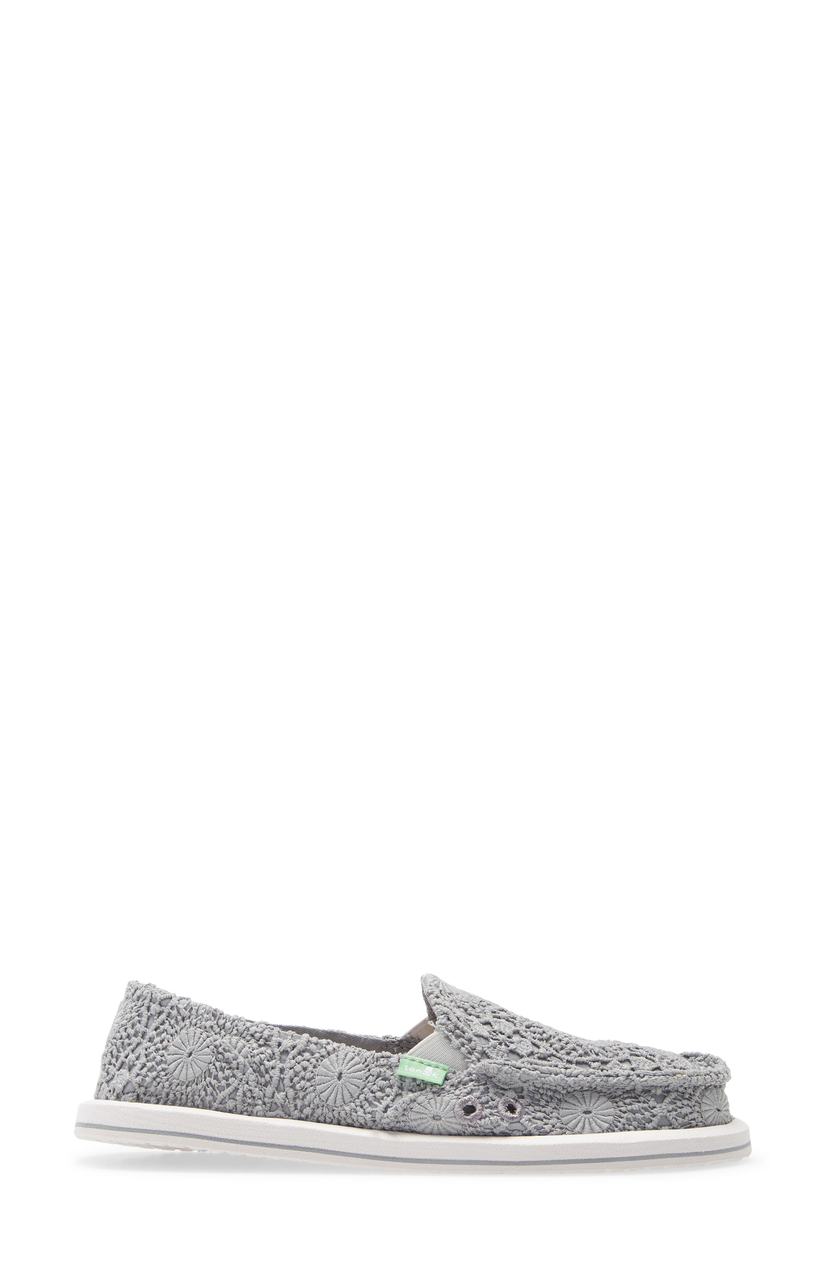 Sanuk Donna Crochet Sneaker, Alternate, color, 