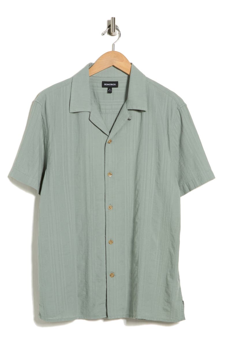 Bonobos One Fit Button Front Shirt, Main, color, Slate Gray