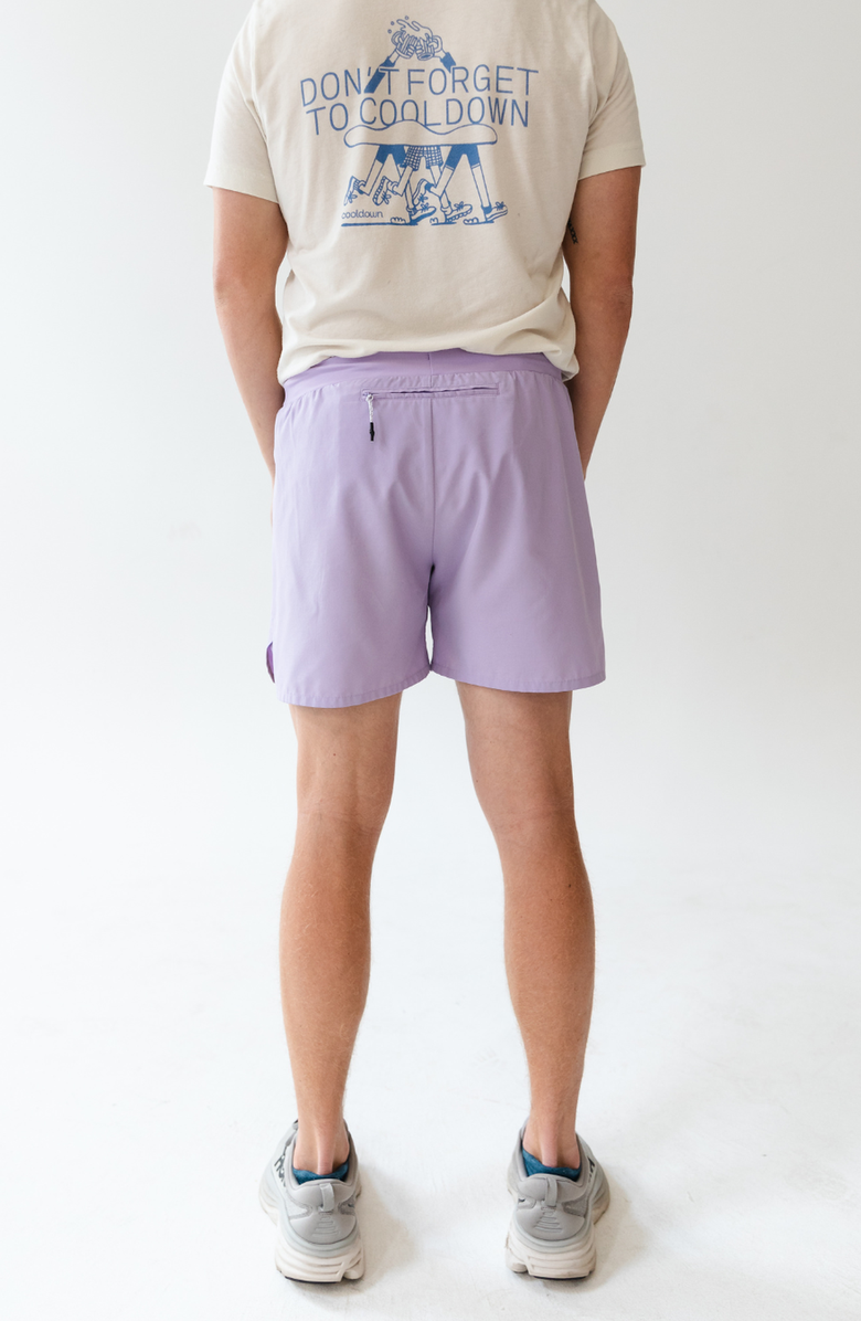 Cooldown Kenny Running Shorts, Alternate, color, Lavender