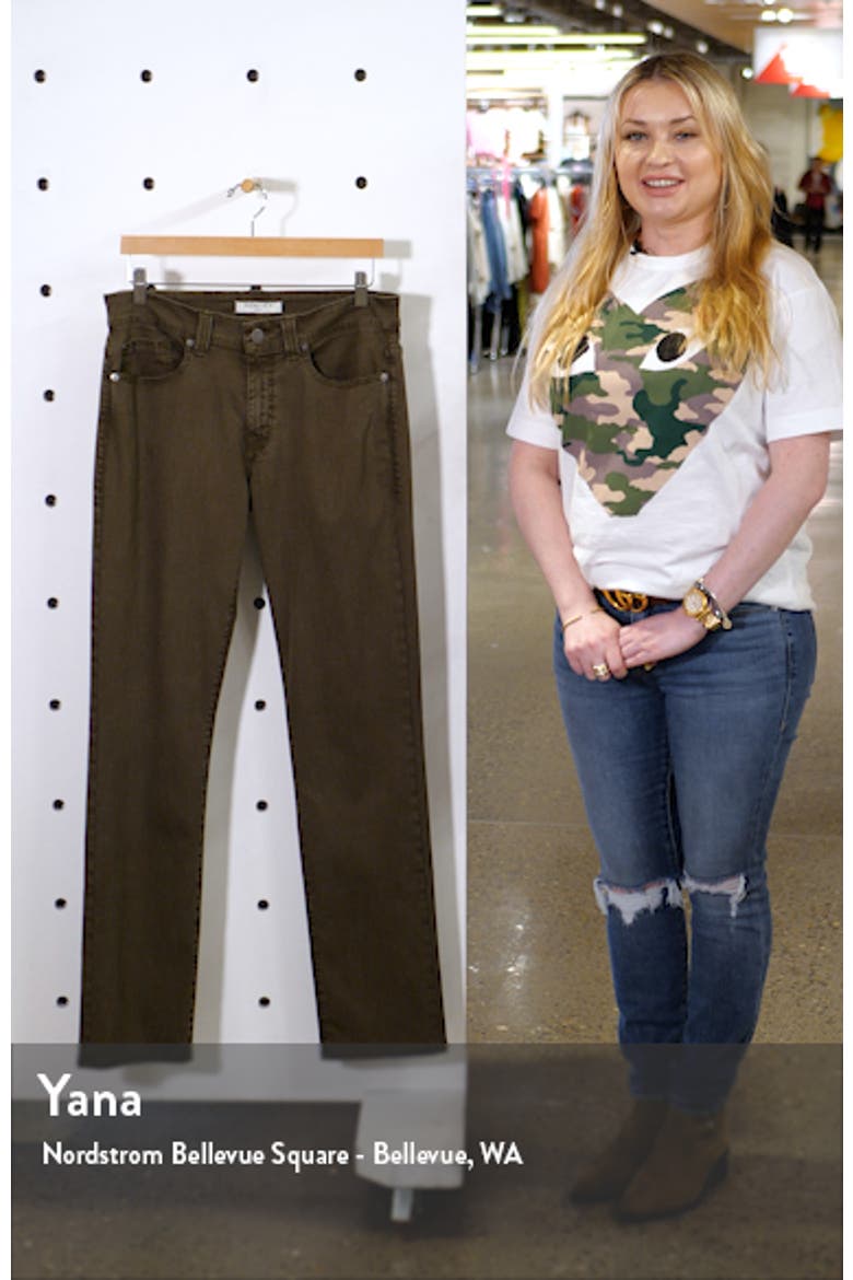 Jimmy Slim Straight Leg Jeans video