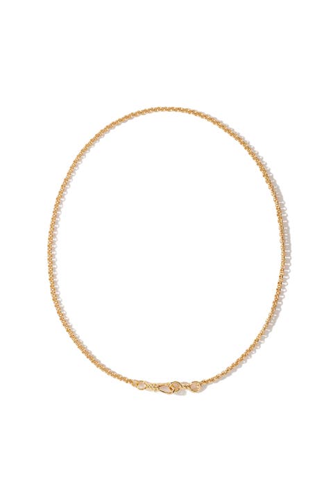 14kt Gold Vermeil Locked Necklace