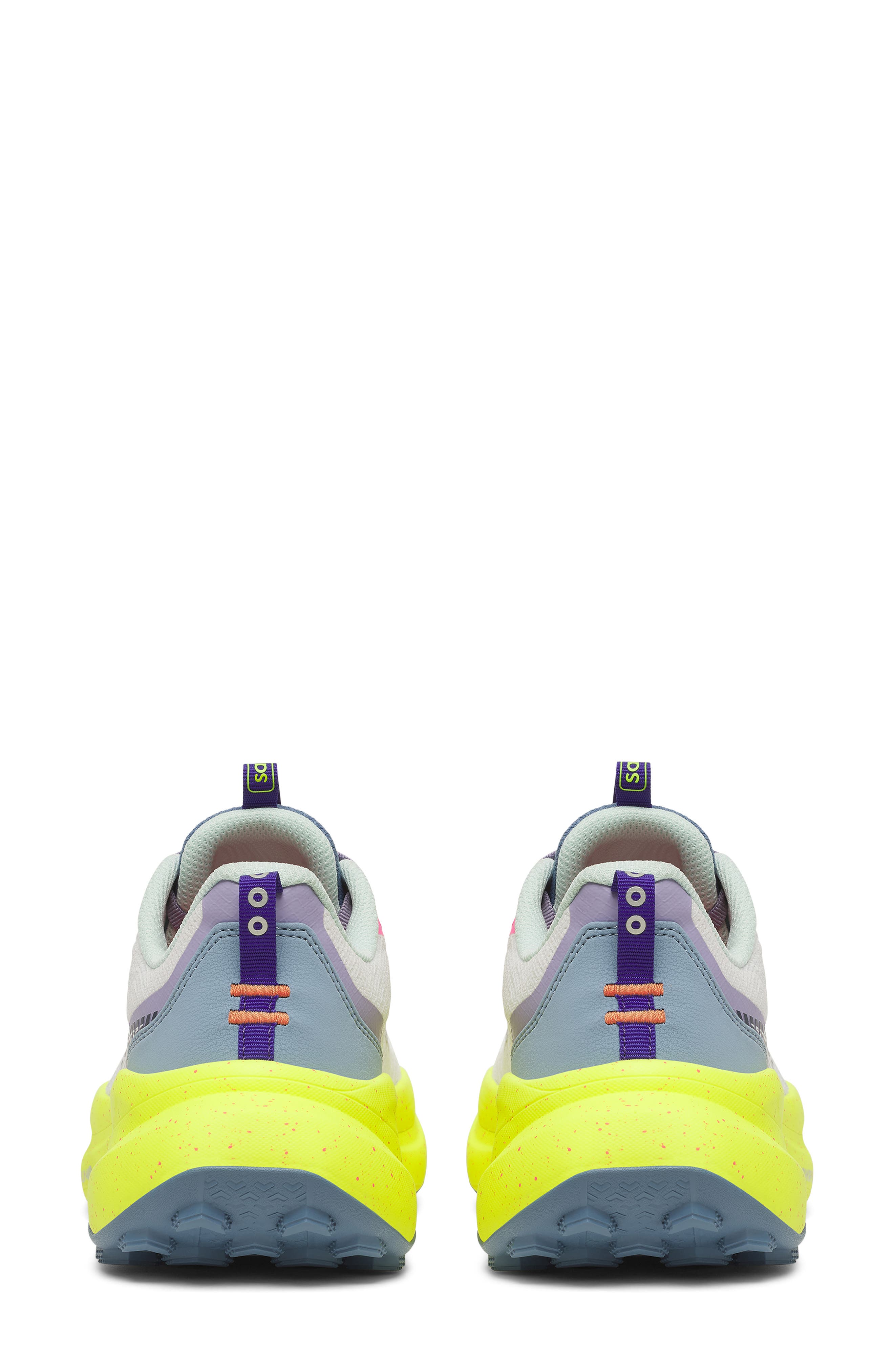 Saucony Xodus Ultra 4 Trail Running Shoe, Alternate, color, White/ Citron