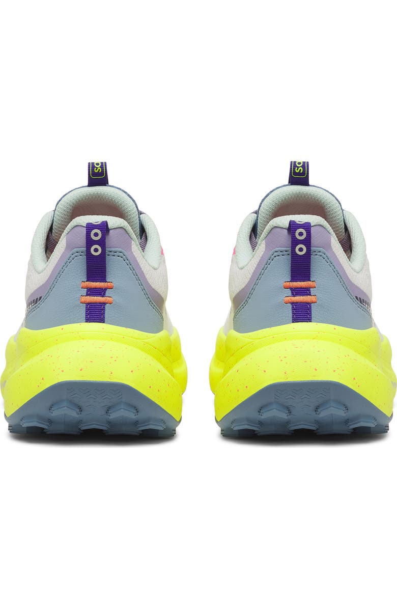 Saucony Xodus Ultra 4 Trail Running Shoe, Alternate, color, White/ Citron