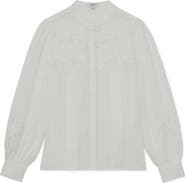 Reiss Ida Pleated Linen Button-Up Shirt