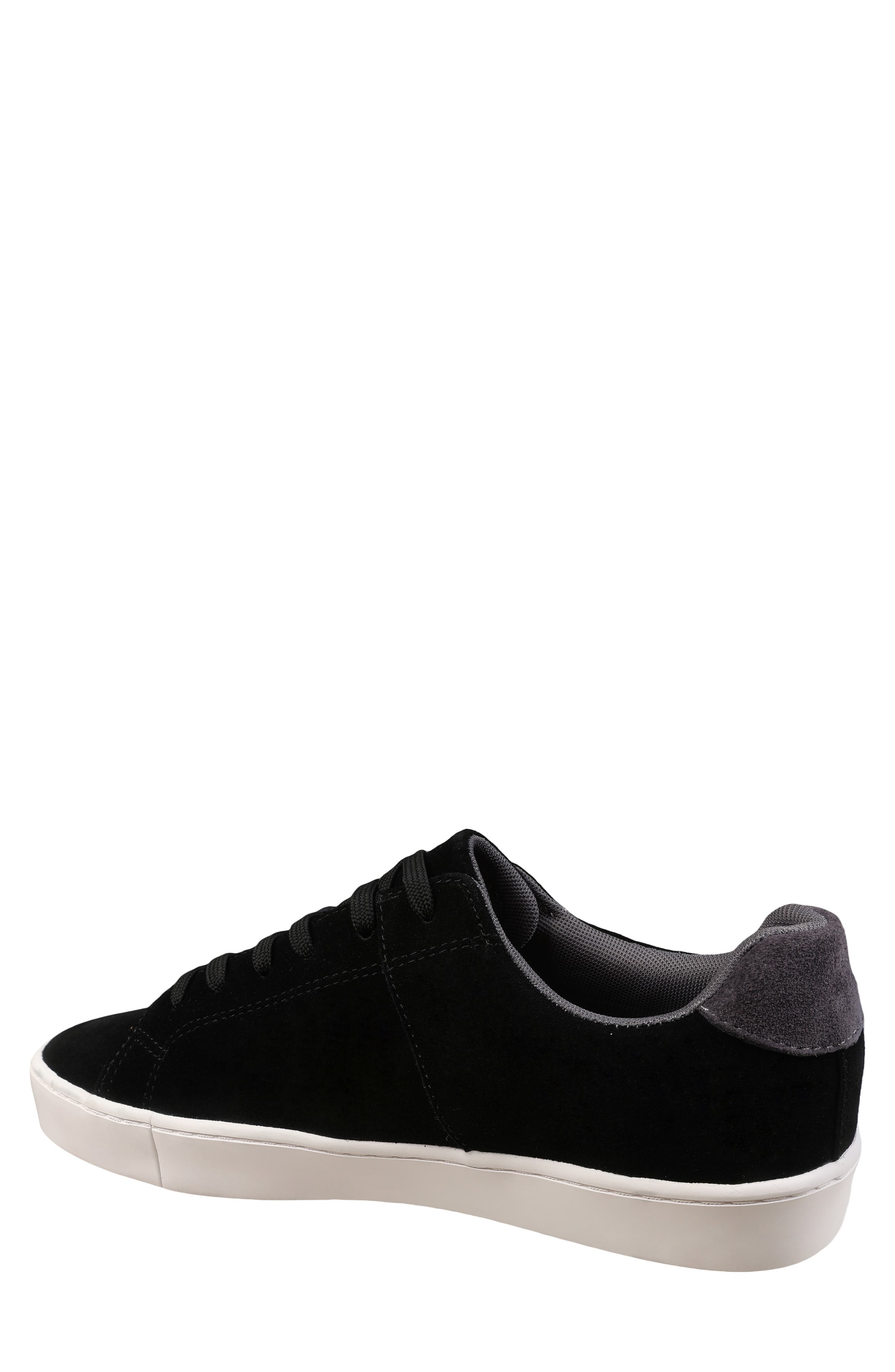 Mykos Vance Low Top Sneaker, Alternate, color, Black Suede