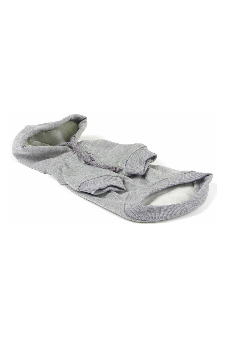 Fashion Plush Cotton Hoodie - X-Small, Main, color, GREY