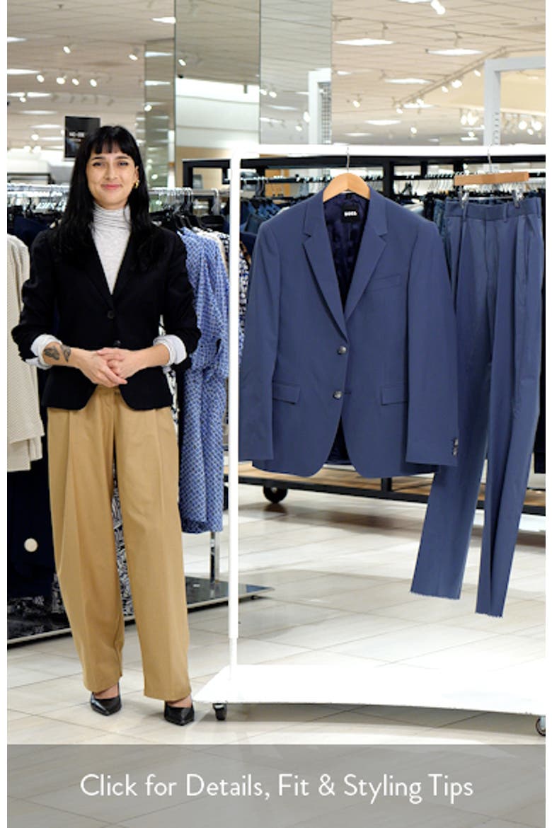 Houston Slim Fit Dark Blue Suit video