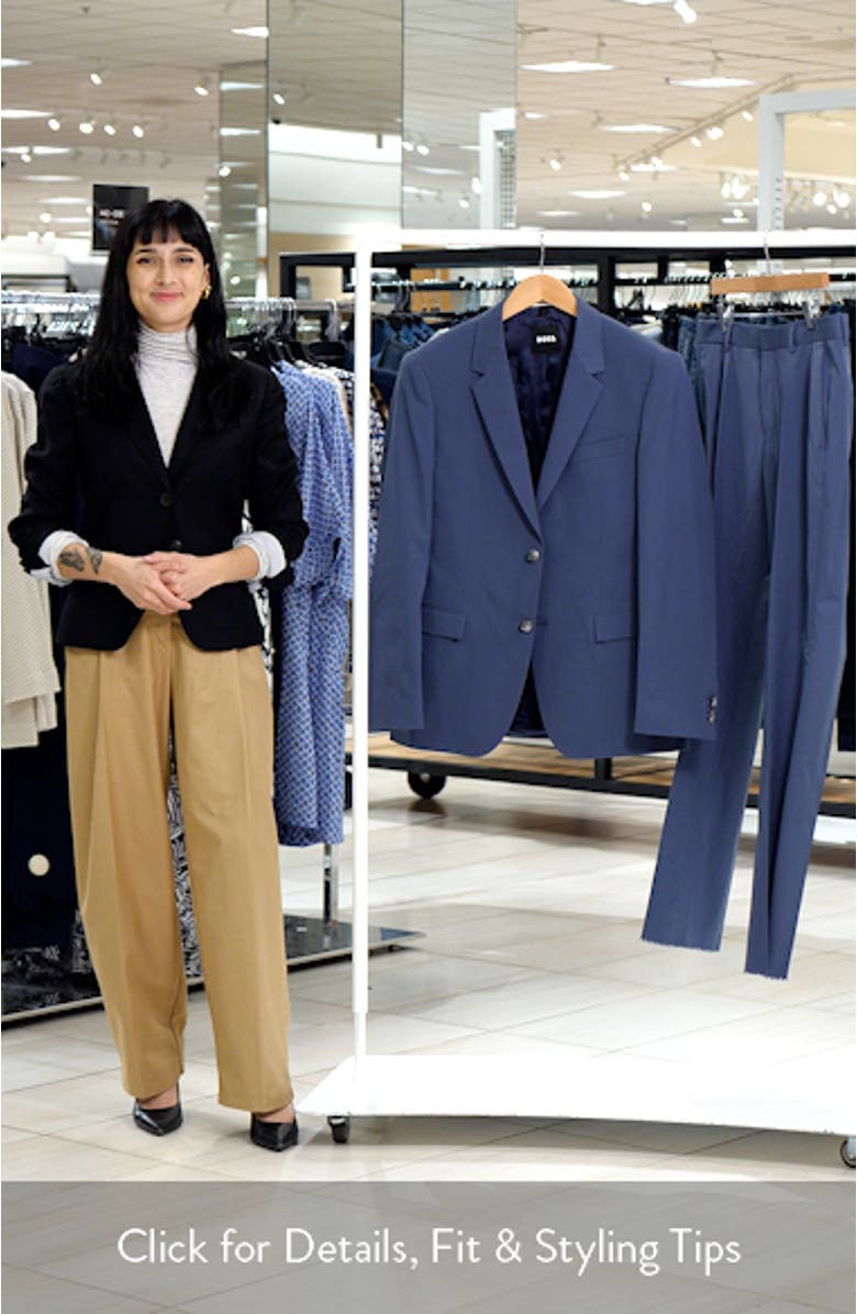 Houston Slim Fit Dark Blue Suit, sales video thumbnail