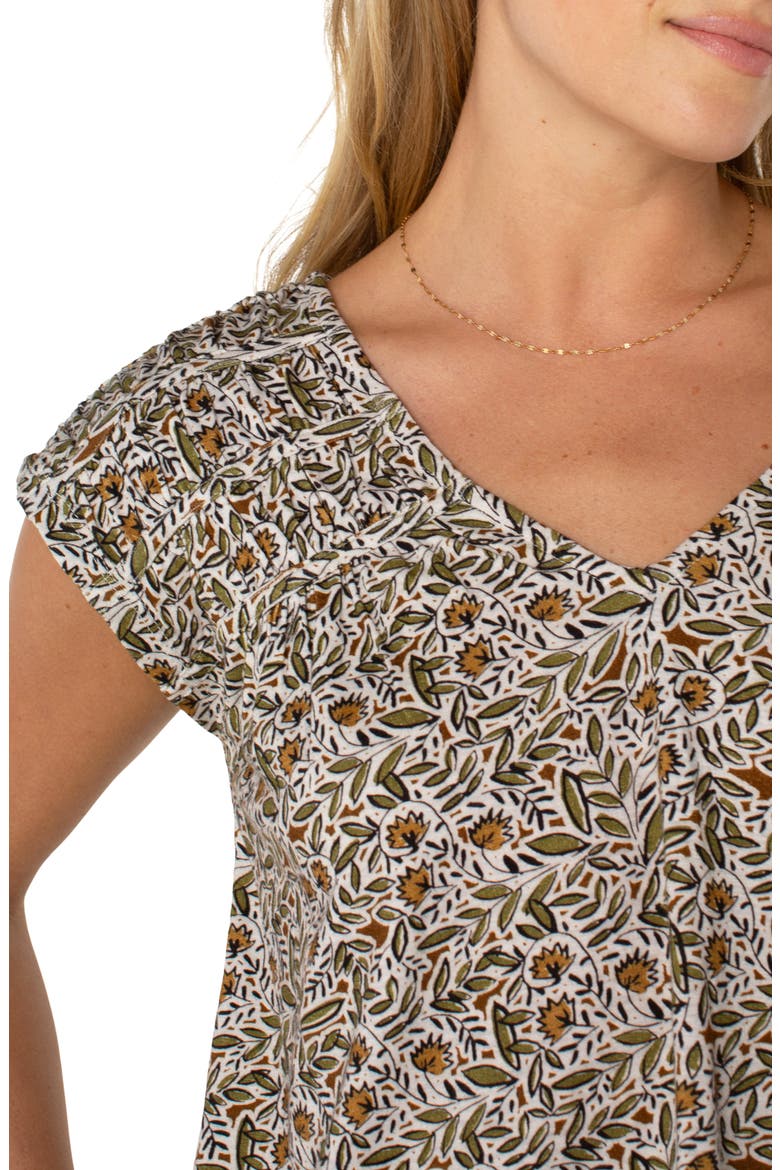Olive Leaf V-Neck Top, Alternate, color, OLIVE LEAF