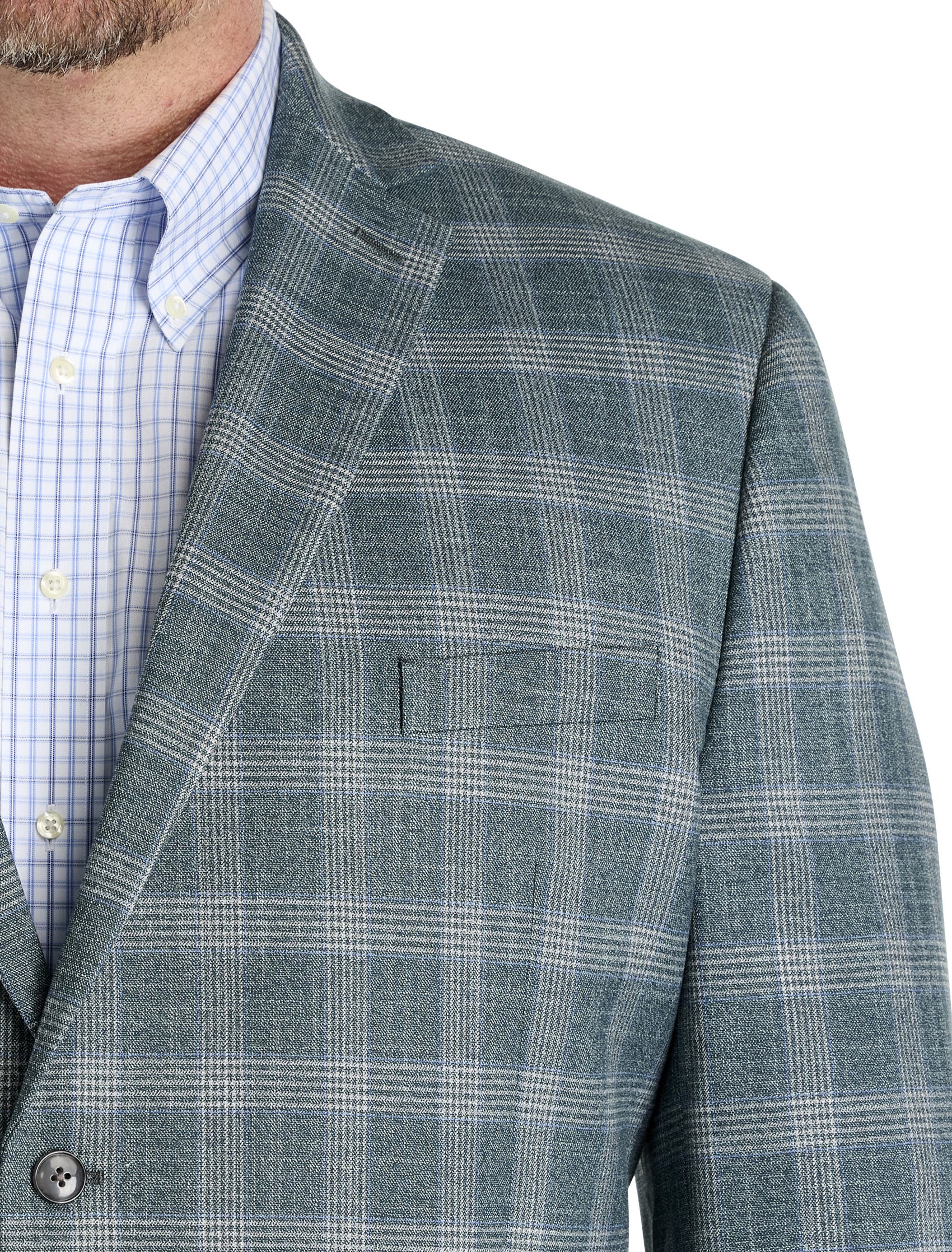 Big & Tall Plaid Sport Coat - image 2